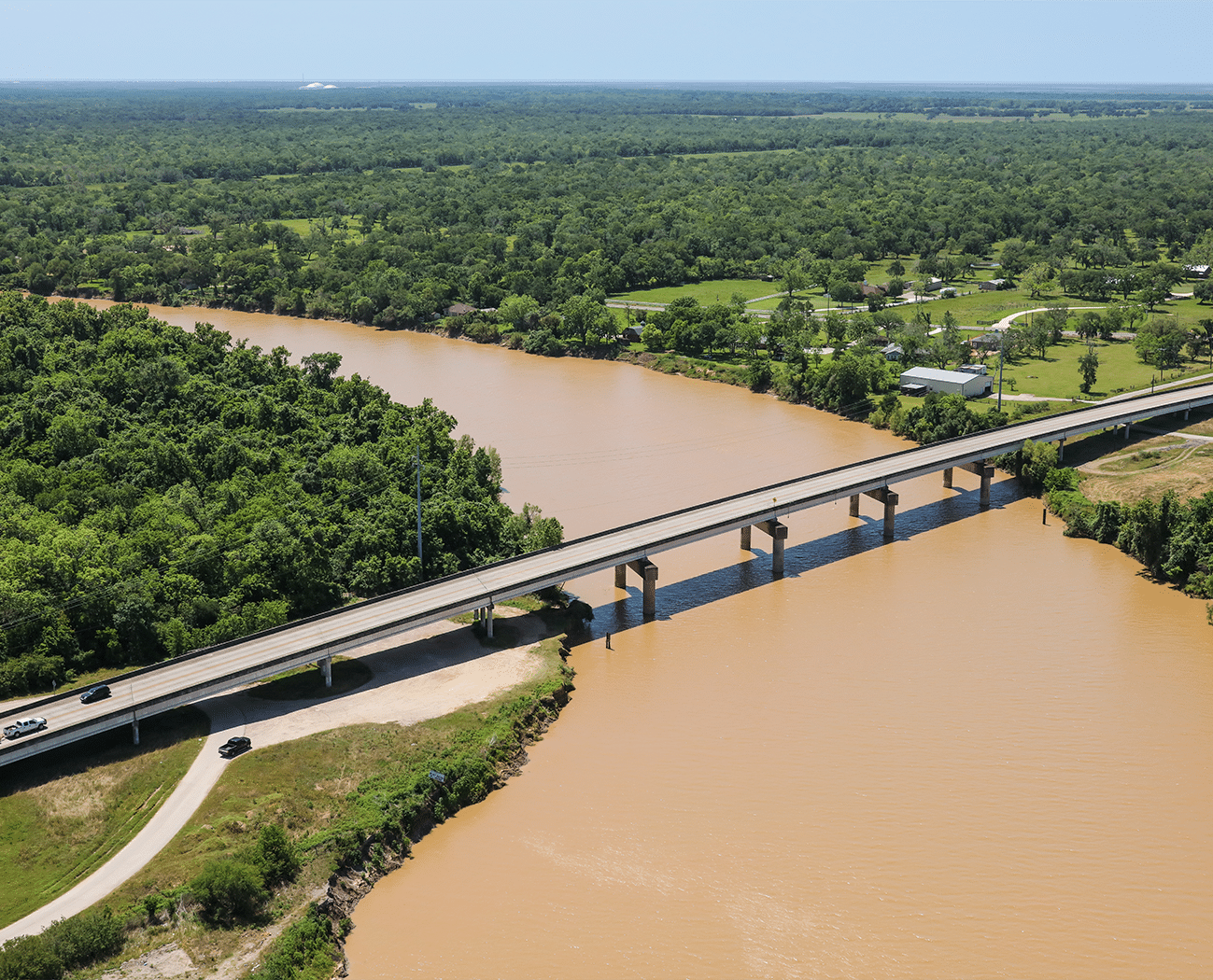 FM2004 Over Brazos Bridge