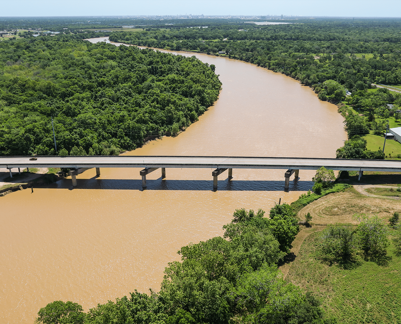 FM2004 Over Brazos Bridge