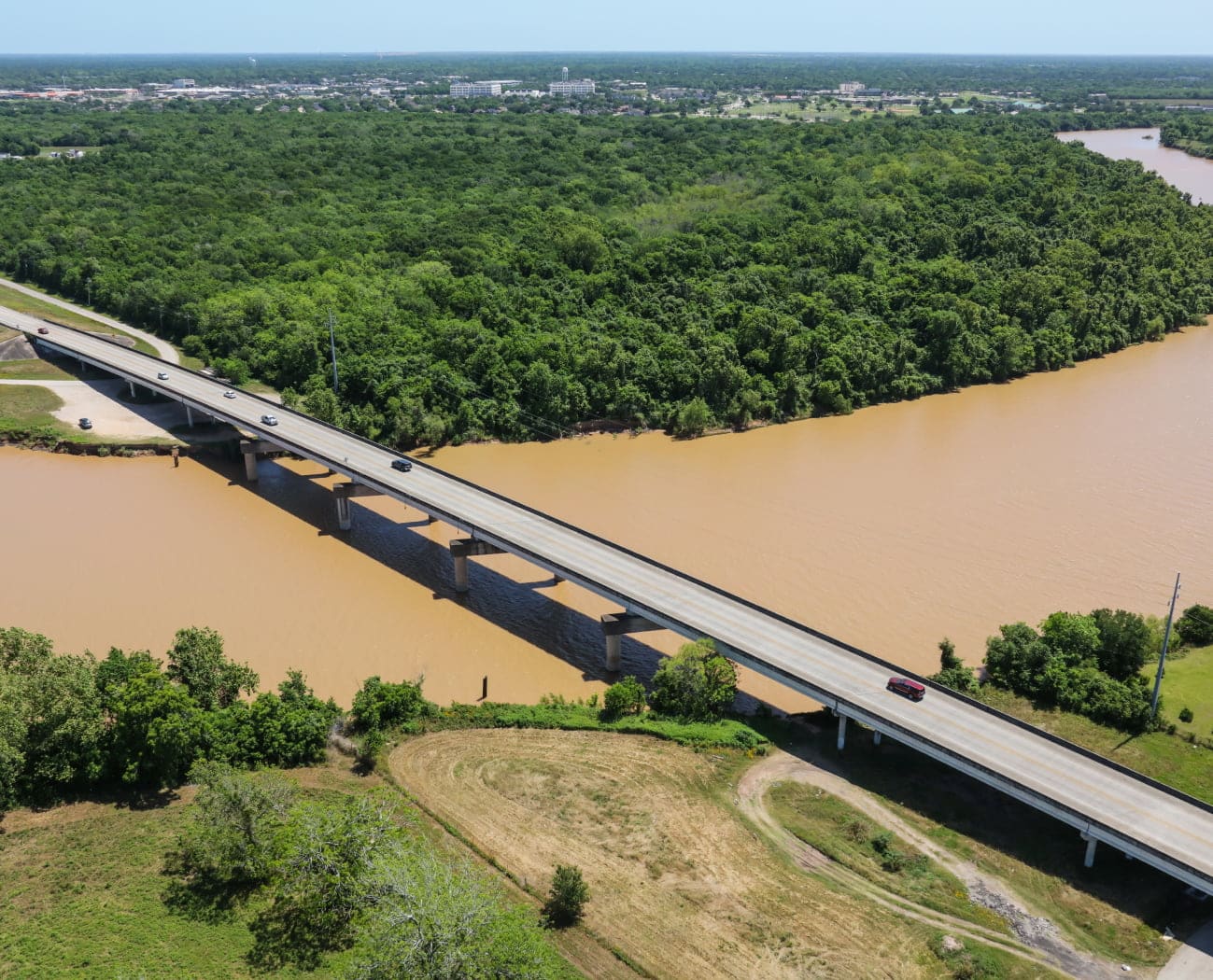FM2004 Over Brazos Bridge