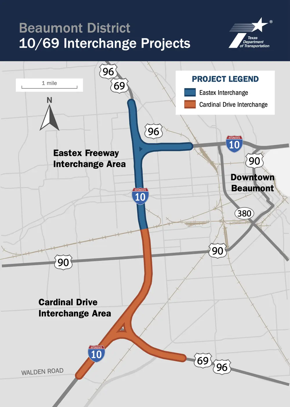 TxDOT Awards I-10/US 69 Interchange Projects to Williams Brothers Construction